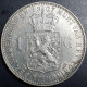 Netherlands 1 Gulden Wilhelmina Crown 1907 Silver AUNC High Grade - 1 Florín Holandés (Gulden)