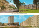 Guben Mehrbildkarte - Wilhelm-Pieck-Straße - Guben-Obersprucke, Schule VIII 1980 - Guben