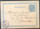 Pays-Bas, Entier-carte D'Harlem - Cachet PAYS-BAS PAR BRUXELLES 28.8.1877 (au Verso) - (A423) - Postal Stationery