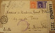 Enveloppe Censurée Via Alger Par Avion 1944 Examiner 7252 - Covers & Documents