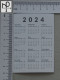 CALENDARS  - CAPRICORN - 2024 - 2 SCANS  - (Nº58519) - Tamaño Pequeño : 2001-...