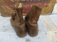Delcampe - Anciennes Chaussures Brodequins Enfant Godillot Ca1900 - Schoenen