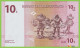 Voyo CONGO 10 Centimes 1997 P82a  B303a Prefix C Surfix S UNC Mask Dancers - Republic Of Congo (Congo-Brazzaville)