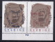 AUGUSTE BEERNAERT HENRI LA FONTAINE PRIX NOBEL DE LA PAIX N° PLANCHE 2 - Used Stamps