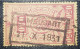 Belgium Classic Used Railway Stamp 1931 - Afgestempeld