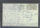 CACHET FERROVIAIRE -CONVOYEUR LIGNE -ALGER A BORDJ BOUIRA -FRANCE N°111 X2 /CP POUR LA FRANCE -Obl CàD TYPE II /A DU 6 A - Autres & Non Classés