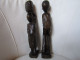 Extraordinaire Sculptures D'un Couple, Tribu Mangbettu - Afrikaanse Kunst