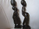 Extraordinaire Sculptures D'un Couple, Tribu Mangbettu - Afrikanische Kunst