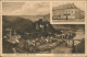Ansichtskarte Saarburg/Trier 2 Bild: Stadt Und Hotel Salm 1932 - Saarburg