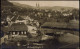 Forbach (Baden) Stadtpartie, Gasthaus, Holzbrücke - Fotokarte 1926 - Forbach