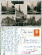 Postkaart Leiden Leyden 5 Bild: Academie, Stadthuis 1957 - Leiden