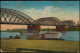 Ansichtskarte Riesa Elbbrücke Elbe Brücke 1917   1. Weltkrieg Feldpost Gelaufen - Riesa