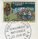 Tchad 1965 Y&T 113 Sur FDC. Gendarmerie Nationale. A Moto, Véhicules D'intervention... - Politie En Rijkswacht