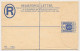 Registered Letter Nigeria - Postal Stationery - Nigeria (...-1960)