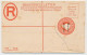 Registered Letter Morocco Agencies - Postal Stationery - Bureaux Au Maroc / Tanger (...-1958)