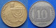 ISRAEL - 10 Agorot JE 5770 (2010AD) "Menorah" KM# 158 Monetary Reform (1985) - Edelweiss Coins - Israel