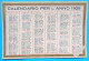 H-0700 * ITALY ° CALENDARIO PER L'ANNO 1928 - Small : 1921-40