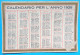 H-0700 * ITALY ° CALENDARIO PER L'ANNO 1928 - Formato Piccolo : 1921-40