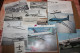 Delcampe - Lot De 223g D'anciennes Coupures De Presse De L'aéronef Britannique Hawker Siddeley Avro 748 - Aviazione