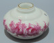 -BEL ENCRIER PORTE PLUME PORCELAINE LIMOGES Décor Main ROSES Couleur Rose   E - Inktpotten