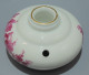 -BEL ENCRIER PORTE PLUME PORCELAINE LIMOGES Décor Main ROSES Couleur Rose   E - Inkwells