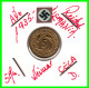 GERMANY REPÚBLICA DE WEIMAR 5 PFENNIG DE PENSIÓN ( 1935 CECA-D ) MONEDA DEL AÑO 1923-1936 (RENTENPFENNIG KM # 32 - 5 Renten- & 5 Reichspfennig