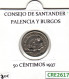 CRE2617 MONEDA ESPAÑA SANTANDER 50 CTS 1937 - Andere & Zonder Classificatie