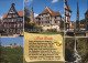 72534036 Bad Urach Rathaus Fachwerkhaus Schloss Amanduskirche Marktbrunnen Burgr - Bad Urach