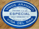 Chile Viña Del Mar "Vinos Aramayo" Wine Label (Blue) - Alcohol