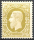 [** SUP] N° 32B, 25c Jaune-olive - Fraîcheur Postale - Cote: 500€ - 1869-1883 Leopoldo II