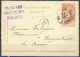 [Carte TB] 1898 : Carte-lettre 10c Rouge-brun Ambulant 'Liège-Erquelinnes 2' Type T1L Le 4 Mai Vers Borgerhout - 1893-1900 Fijne Baard