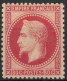 [* SUP] N° 32, 80c Rose, Bon Centrage. Légère Trace - Signé - Cote: 1950€ - 1863-1870 Napoleon III With Laurels
