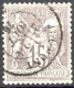 [O SUP] N° 66, 15c Gris (I), Excellent Centrage - Belle Obl - Cote: 37€ - 1876-1878 Sage (Typ I)