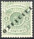 [** B/TB] S26, 4c Vert - Fraîcheur Postale (1 Dent De Coin Pliée) - Cote: 220€ - Dienstmarken