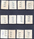 ESPAGNE 12 Timbres Oblitéré Sans Charnière Perforé Perfin Tout état (voir Scan Pour Description) - Usados