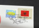 8-3-2024 (2 Y 27) COVID-19 4th Anniversary - Albania - 8 March 2024 (with Albania UN Flag Stamp) - Malattie