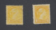 2x Canada Small Queen Mint Stamps #35-1c Fine #35i-1c VF Guide Value = $120.00 - Nuevos