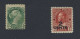 2x Canada MH Stamps #36-2c MH F #140-2c/3c 2-lines MH GD VF Guide Value = $80.00 - Unused Stamps