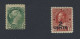 2x Canada MH Stamps #36-2c MH F #140-2c/3c 2-lines MH GD VF Guide Value = $80.00 - Neufs