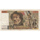 France, 100 Francs, Delacroix, 1980, W.42, B+, Fayette:69.04b, KM:154b - 100 F 1964-1979 ''Corneille''