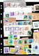 Japan Letter Used Stamps Collection 4 Pages - Lots & Serien