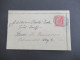 Österreich / Tschechien 1905 Kartenbrief Mit Strichstempel Franzensbad - Stade Pr. Hannover Mit Ank. Stempel - Letter-Cards