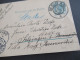 Österreich 1906 GA Meran Nach Selsingen B. Bremervörde Mit Ank. K1 Selsingen Und Weitergeleitet Nach Stade - Briefkaarten