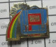 921 Pin's Pins / Beau Et Rare / ADMINISTRATIONS / COLLEGE LEFEUVRE ARNAGE CARTABLE ARC-EN-CIEL - Administration