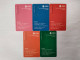 China Transport Cards, Year Of The Cattle, Metro Card,wuxi City,10 Times Card/each Card (5pcs) - Zonder Classificatie