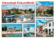 73234035 Eckernfoerde Hafen Strand Leuchtturm Sankt Nicolai Strasse Rathaus Ecke - Eckernförde