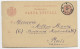 ROMANIA ENTIER 10C CARTA POSTALA BRAILA 26 JANV 1893 TO FRANCE - Storia Postale