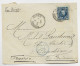 ARGENTINA 24C SOLO LETTRE COVER BUENOS AIRES 1895 TO FRANCE PAR VAPEUR LA PLATA  + MARITIME - Briefe U. Dokumente