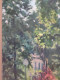 Delcampe - Fernand PROUST (XXème) Huile Sur Toile "Parc Monceau  Paris " Juin 1974 - Oleo