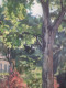 Delcampe - Fernand PROUST (XXème) Huile Sur Toile "Parc Monceau  Paris " Juin 1974 - Oils